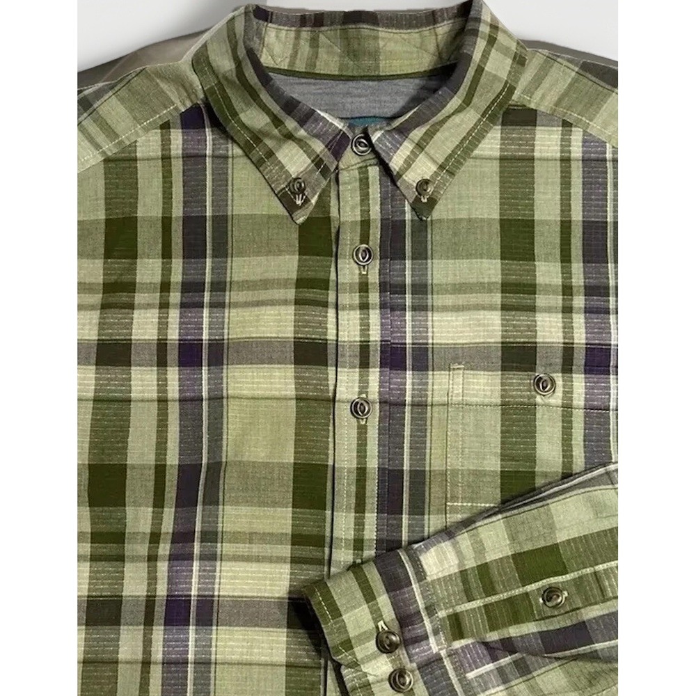 The North Face L/S Shirt‎ Plaid Button Up Casual Outdoor Hiking 🥾 EC Med